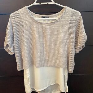 Light Tank with Mesh T shirt
